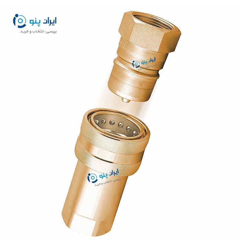 کوپلینگ هیدرولیک برنجی 1 اینچ فرو Ferro — تصویر ۲