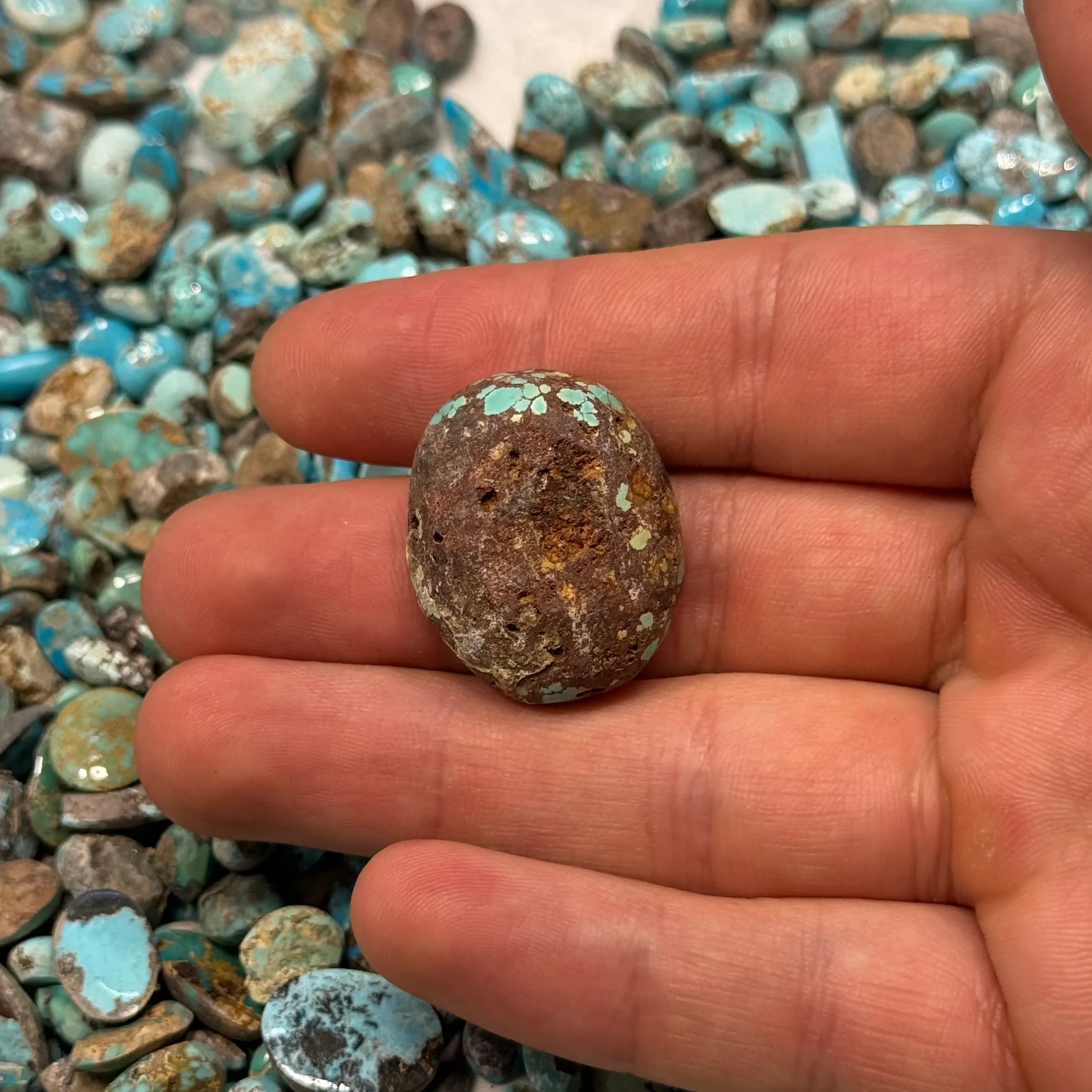 فیروزه اصل نیشابور خاص و معدنی(کد133) — تصویر ۲