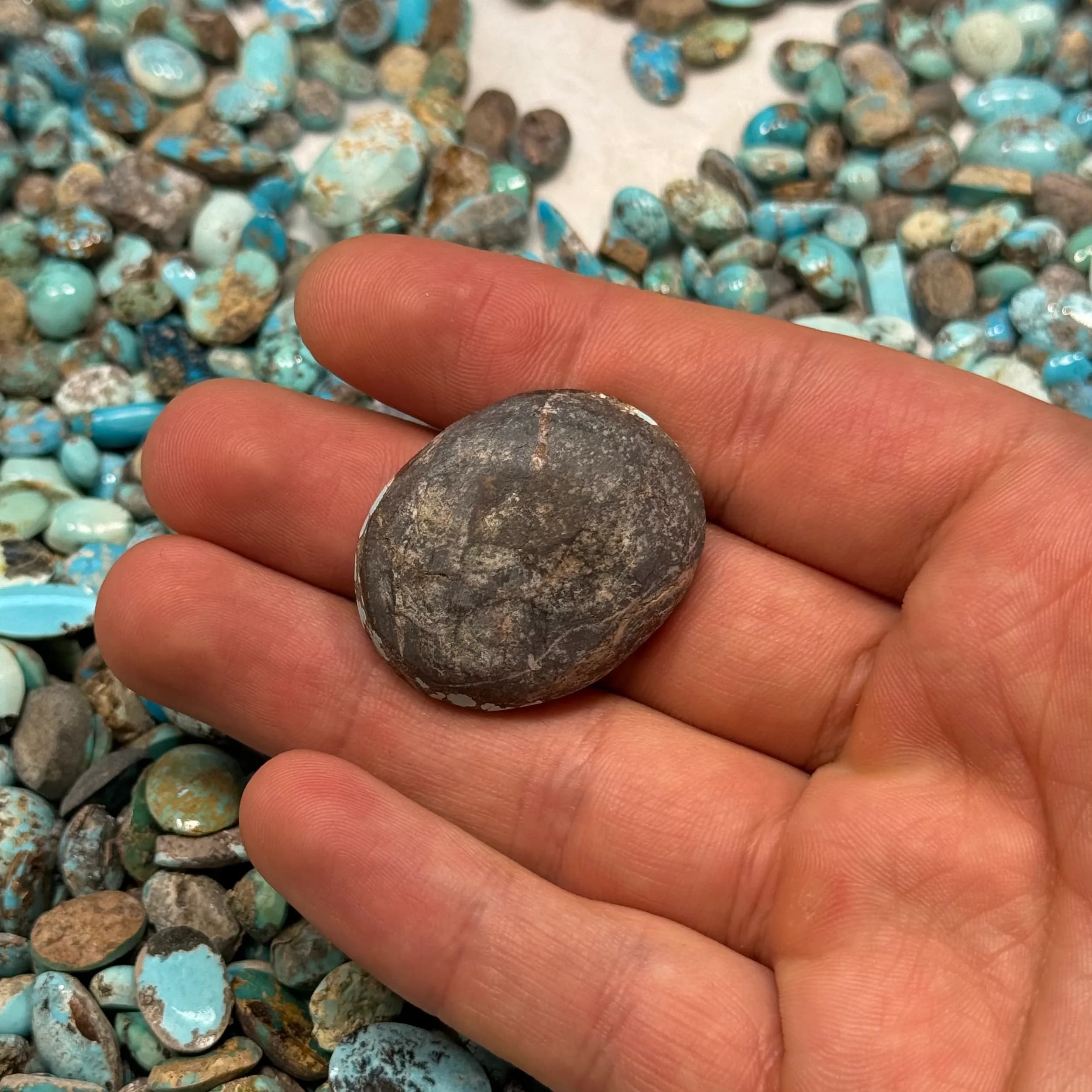 فیروزه اصل نیشابور با رنگ طبیعی(کد124) — تصویر ۲