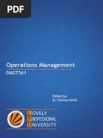 کتاب OPERATIONS MANAGEMENT (مدیریت عملیات) نسخه انگلیسی PDF | تانیما دوتا