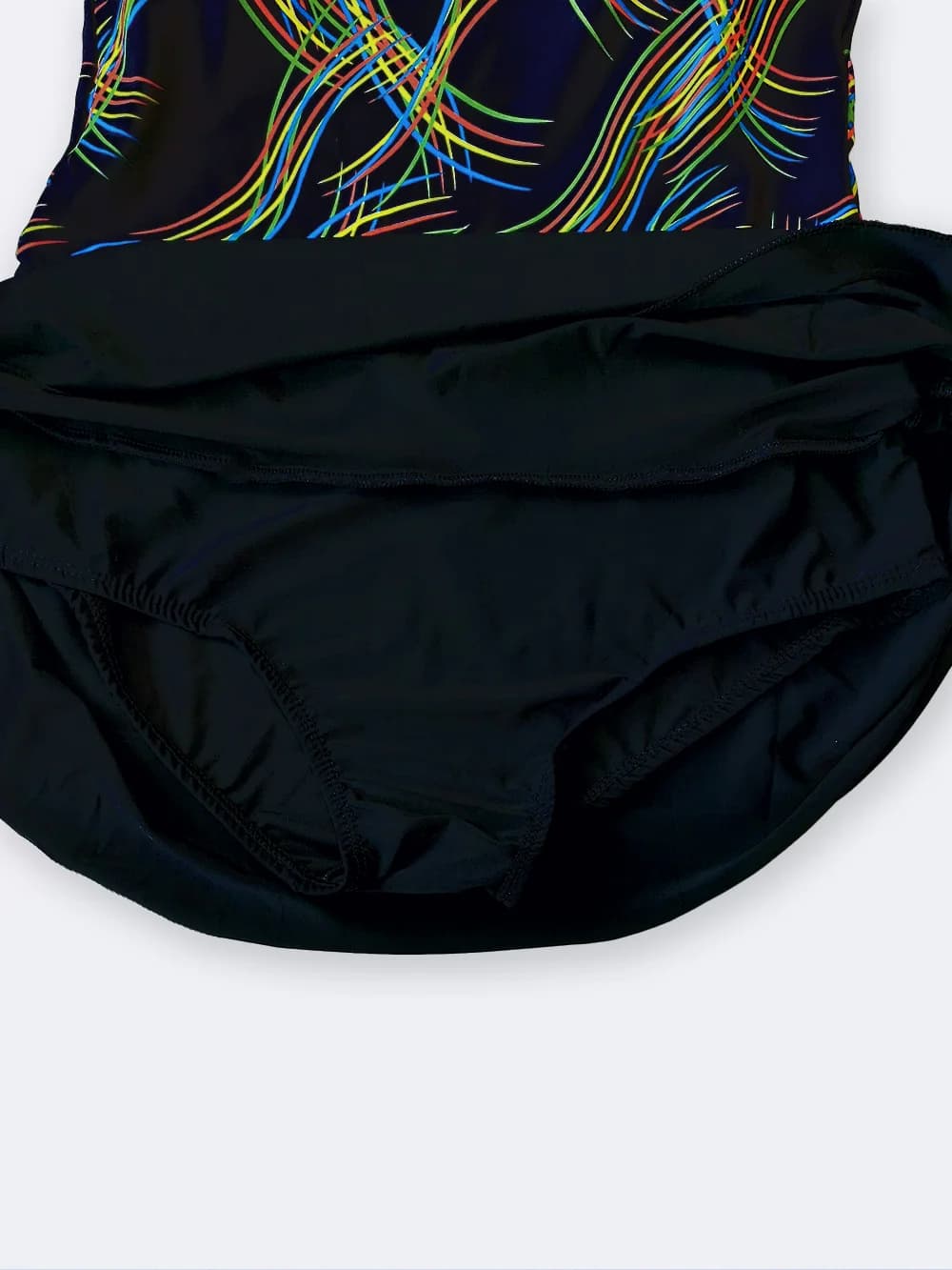 مایو دامن دار زنانه مدل جدید دارای کاپ برند اسپیدو ( Speedo ) مشکی رنگ — تصویر ۷