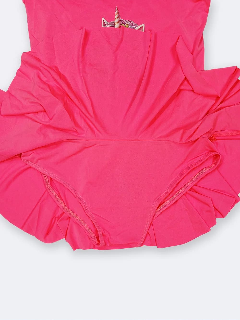 مایو دخترانه بچگانه دامن دار صورتی و با طرح اسب تک شاخ ناز و کیوت اسپیدو ( Speedo ) — تصویر ۵