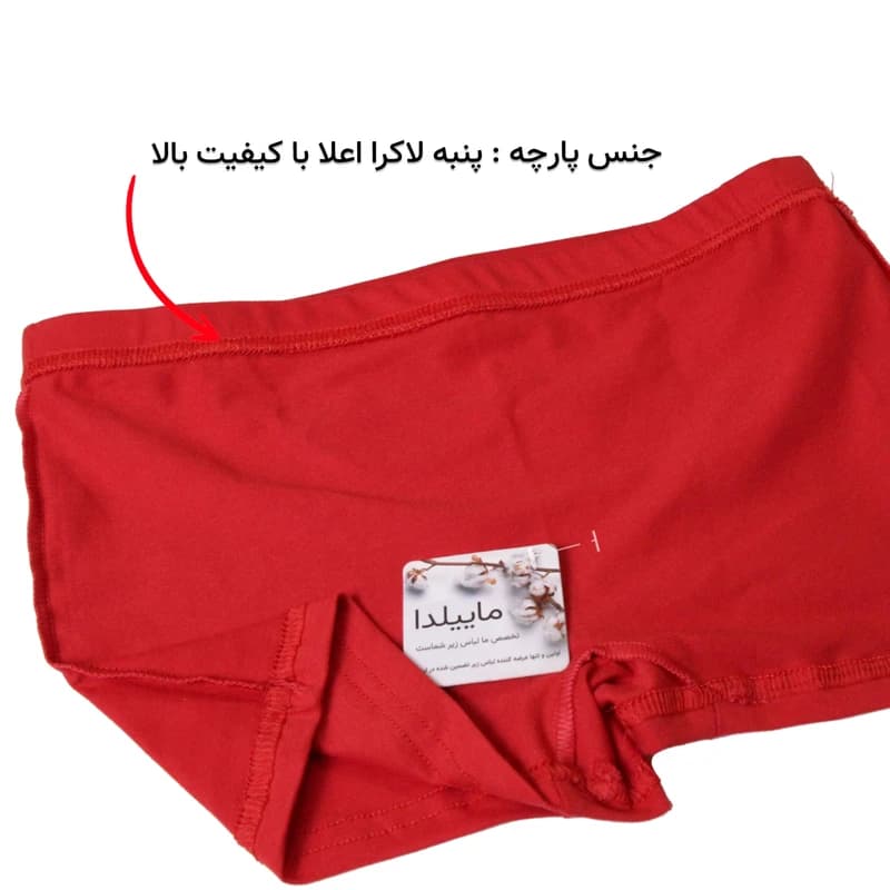 شورت زنانه ماییلدا مدل پادار کد 3755 — تصویر ۳