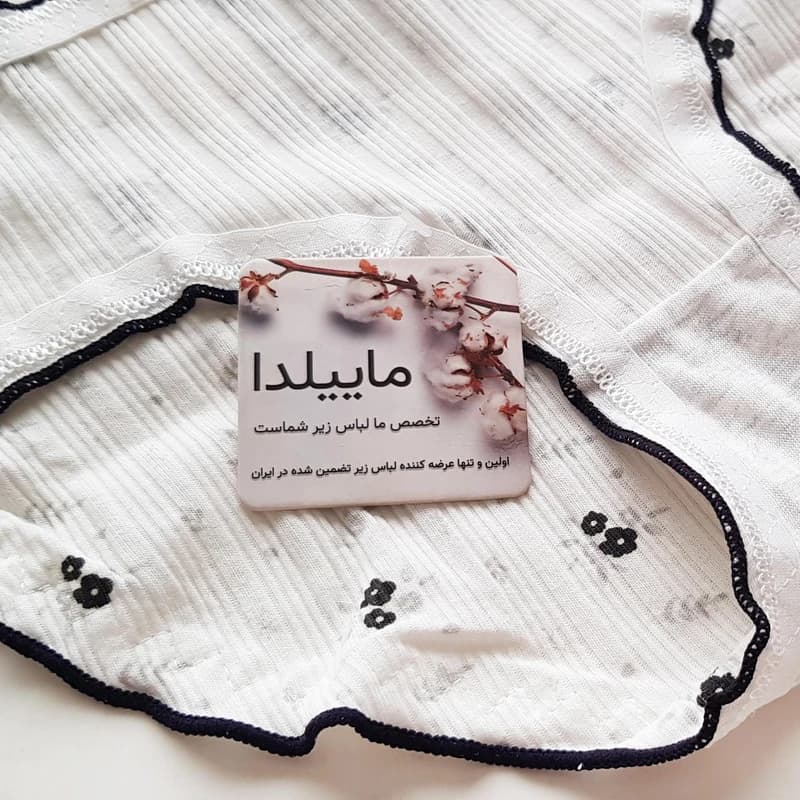 شورت زنانه ماییلدا مدل گلهای بهاری کد 4973 — تصویر ۴