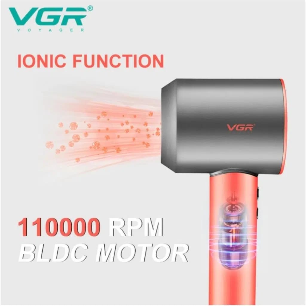 سشوار حرفه ای وی جی آر مدل V-440 — تصویر ۴