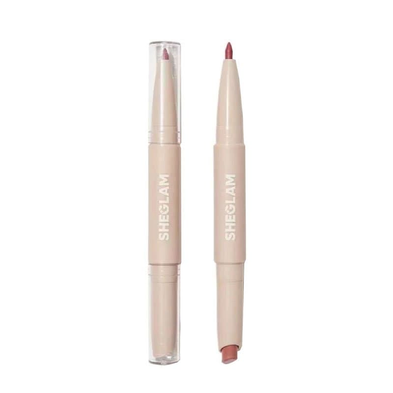 رژلب و خط لب دوطرفه شیگلم SHEGLAM رنگ Praline Pie