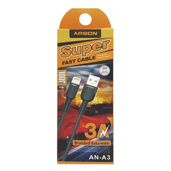 کابل تبدیل USB به لایتنینگ آرسون مدل AN-A3 — تصویر ۲