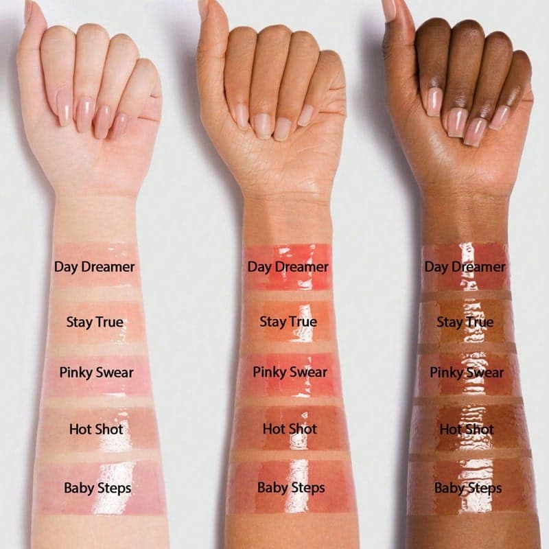 روغن لب رنگی شیگلم SHEGLAM مدل Jelly Wow Tinted Lip Oil رنگ Baby Steps — تصویر ۵