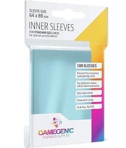 Sleeves: Gamegenic – Inner, Clear (x100)