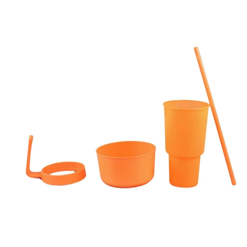 ظرف نوشیدنی و تنقلات استادیوم مدل 2در1 گنجایش 1000ml کد m303 — تصویر ۲