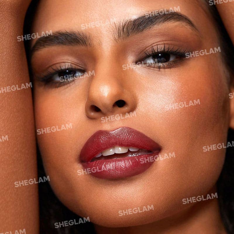 تینت لب و خط لب دو طرفه شیگلم SHEGLAM مدل Glam 101 Sheer Tinted Lipstick & Liner Duo رنگ Blueberry Jam — تصویر ۲