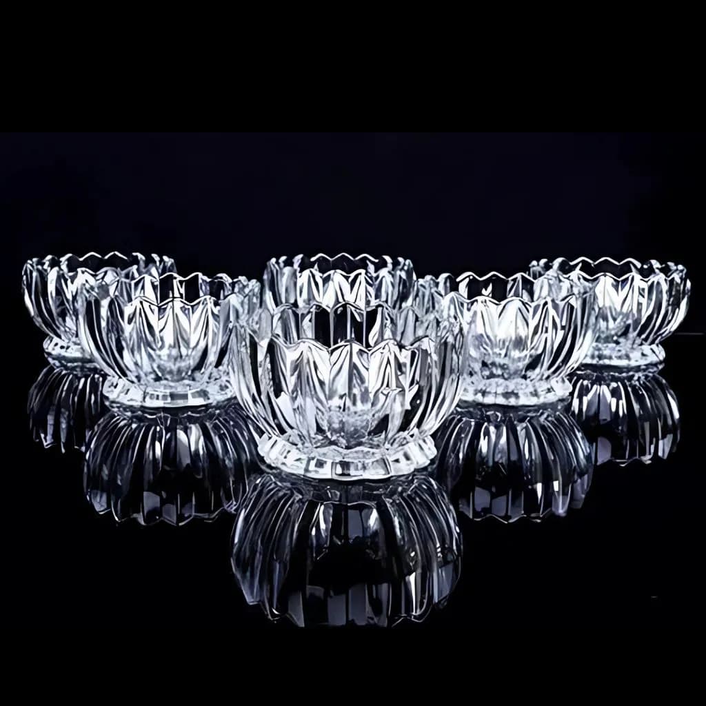 آجیل خوری کریستالی مدل geneva بسته 6 عددی کد 89001 — تصویر ۲