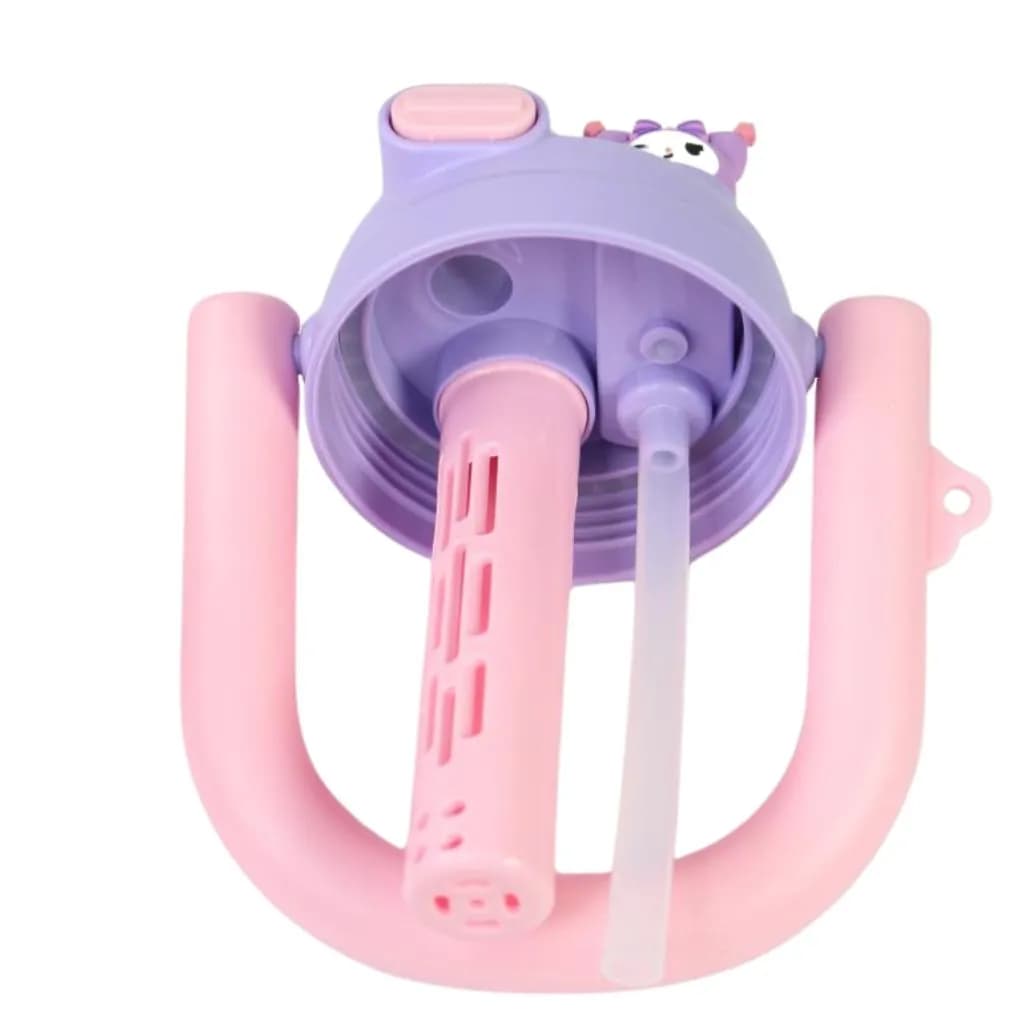 قمقمه دوحالته فانتزی طرح کرومی مدل دسته دار گنجایش 850ml کد m299 — تصویر ۴