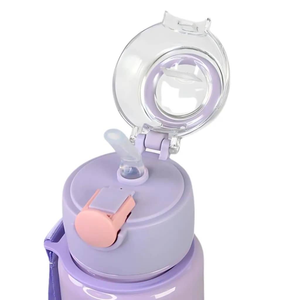 قمقمه فانتزی طرح کرومی مدل نی دار گنجایش 700ML کد M271 — تصویر ۴