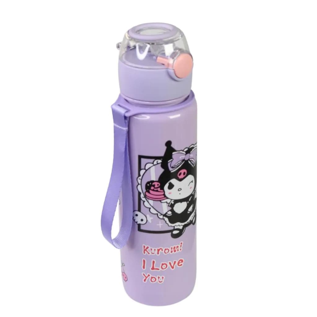 قمقمه فانتزی طرح کرومی مدل نی دار گنجایش 700ML کد M271 — تصویر ۲