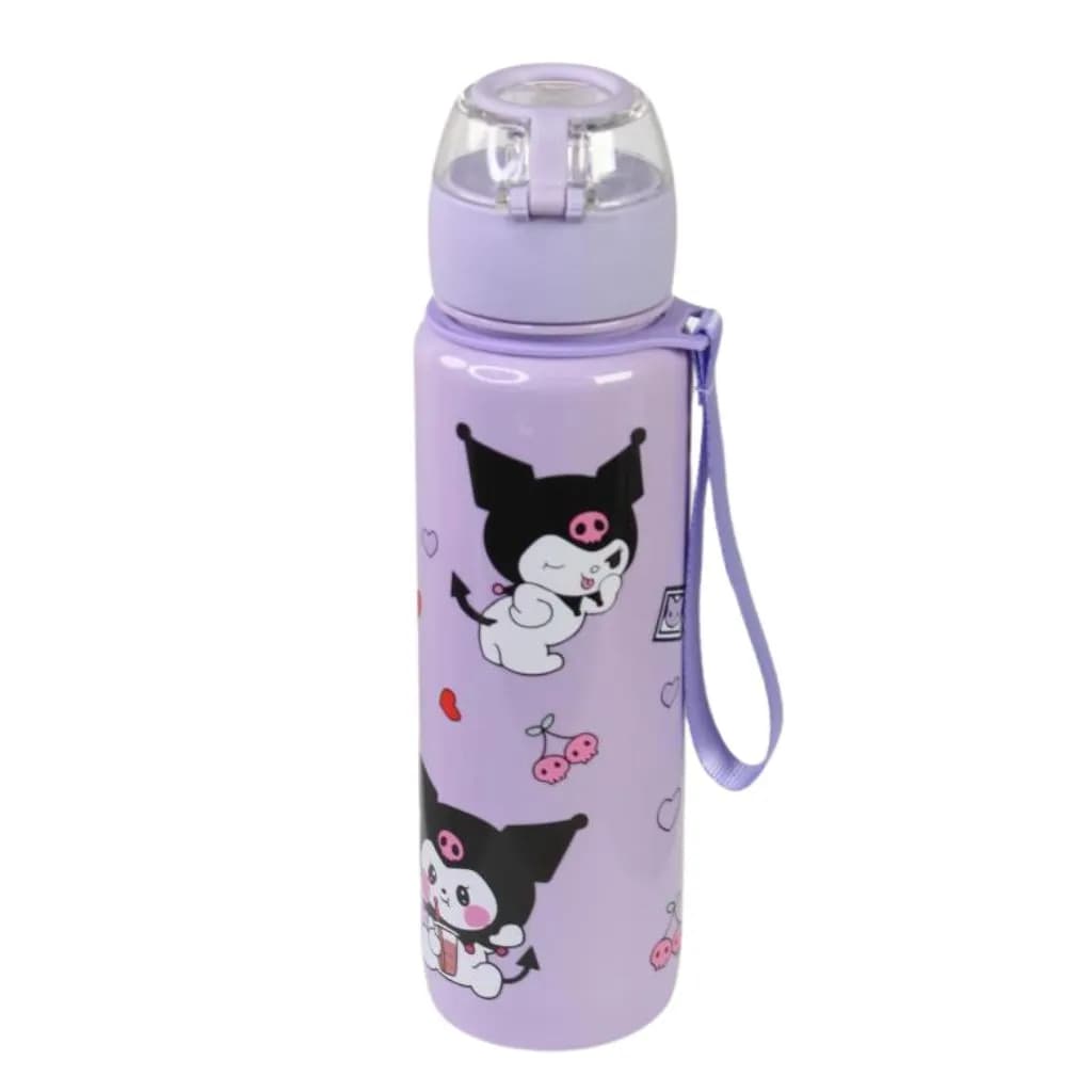 قمقمه فانتزی طرح کرومی مدل نی دار گنجایش 700ML کد M271 — تصویر ۳