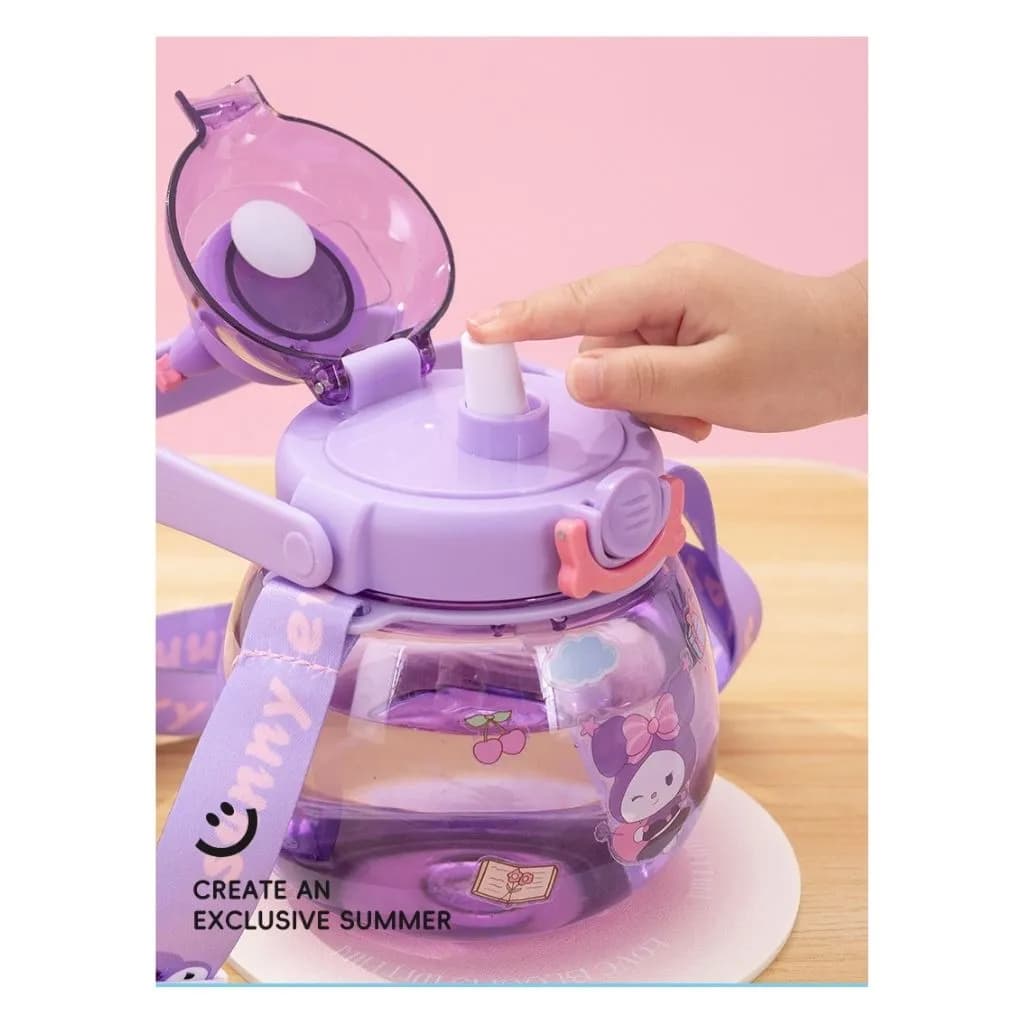 قمقمه نیدار تپل کرومی مدل قفل دار گنجایش 700ml کد m298 — تصویر ۲