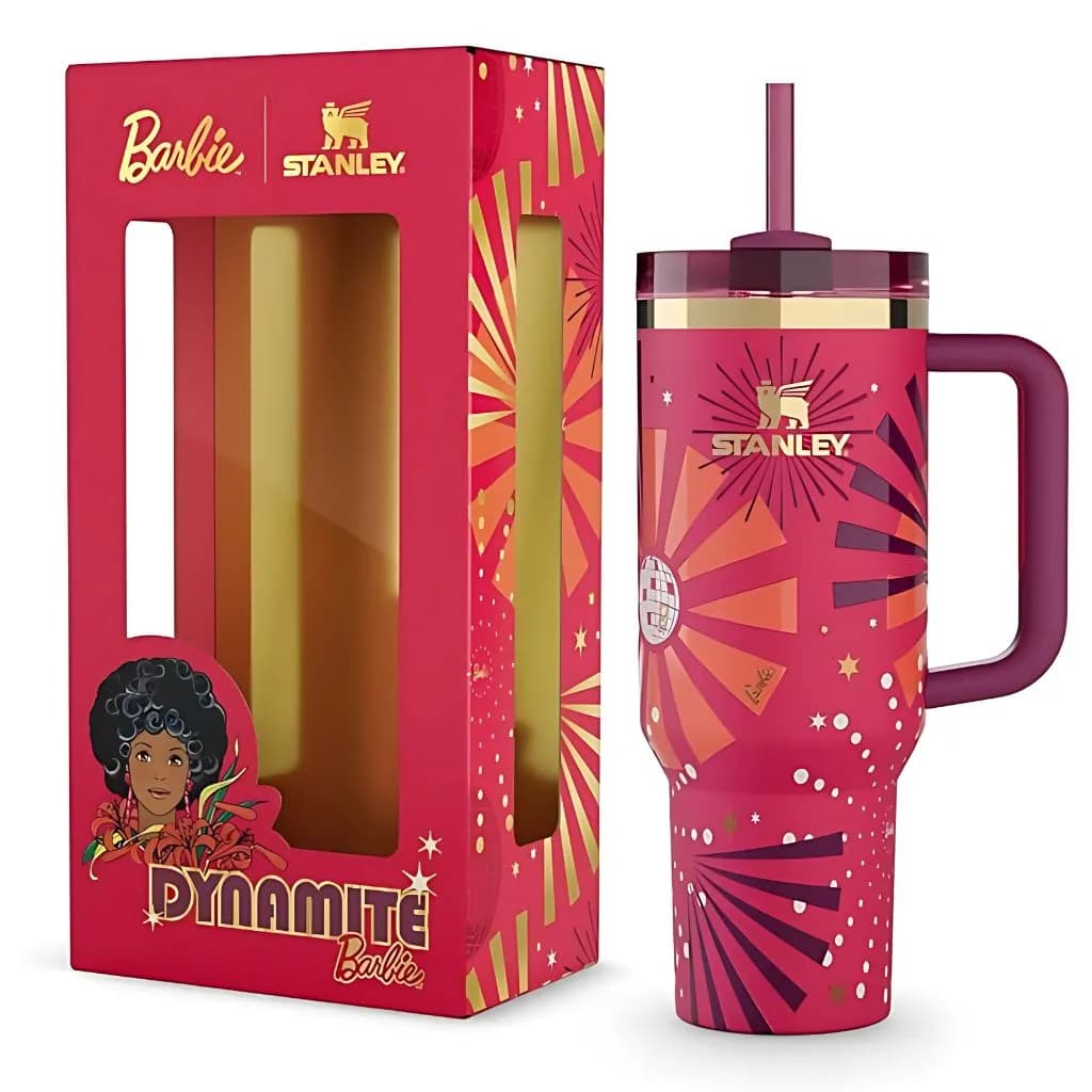 ماگ اورجینال استنلی و باربی طرح DYNAMITE مدل Quencher گنجایش 40oz کد m318