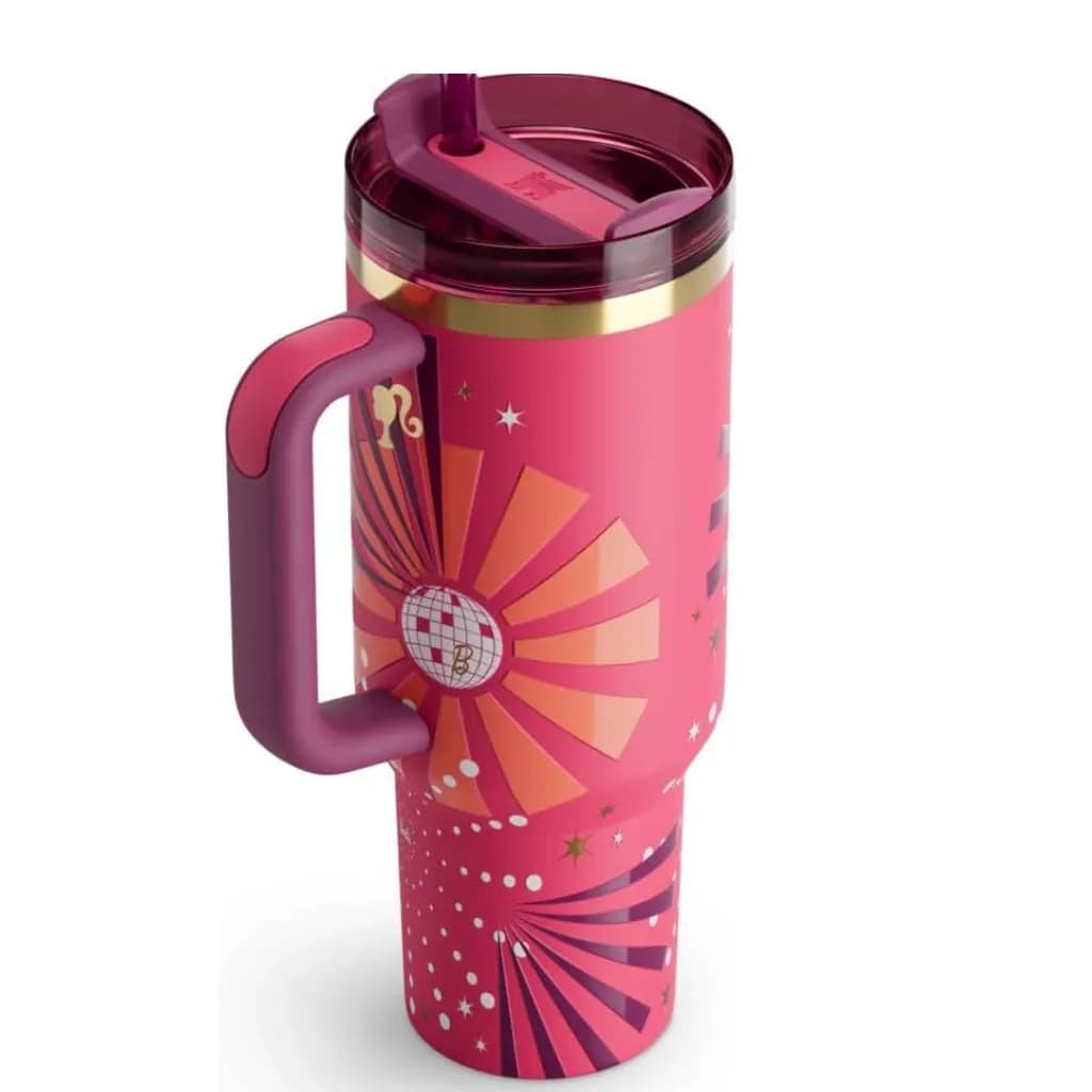 ماگ اورجینال استنلی و باربی طرح DYNAMITE مدل Quencher گنجایش 40oz کد m318 — تصویر ۴