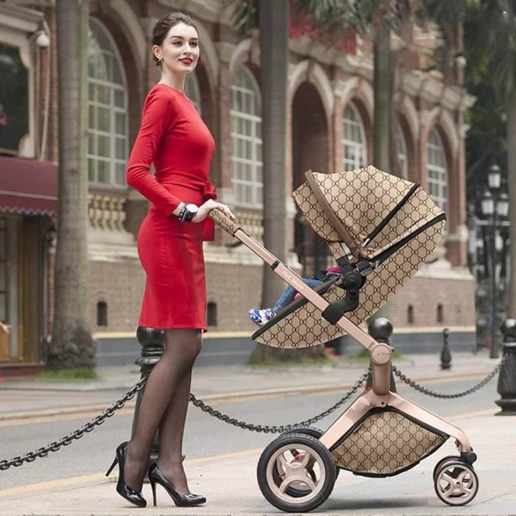 ست کالسکه و کریکات HOT MOM مدل 360 درجه کد 12301 — تصویر ۲