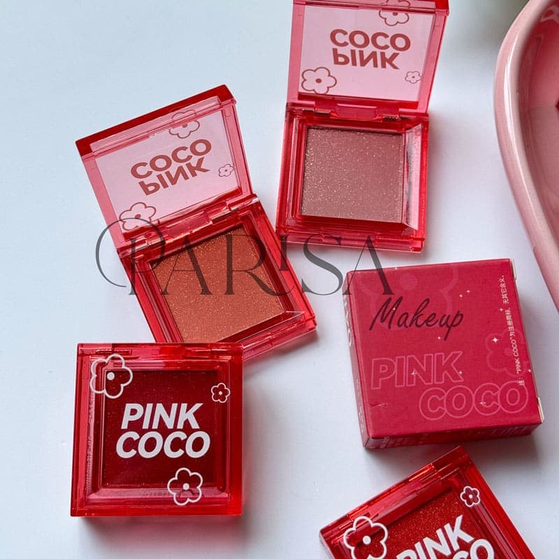 رژگونه و سایه چشم شاین Pink Coco — تصویر ۳