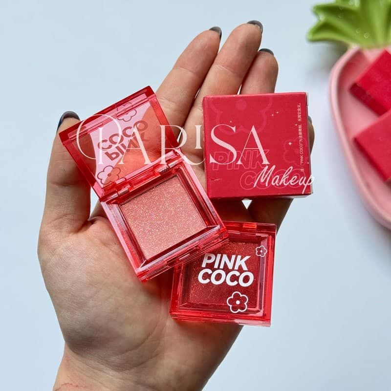 رژگونه و سایه چشم شاین Pink Coco