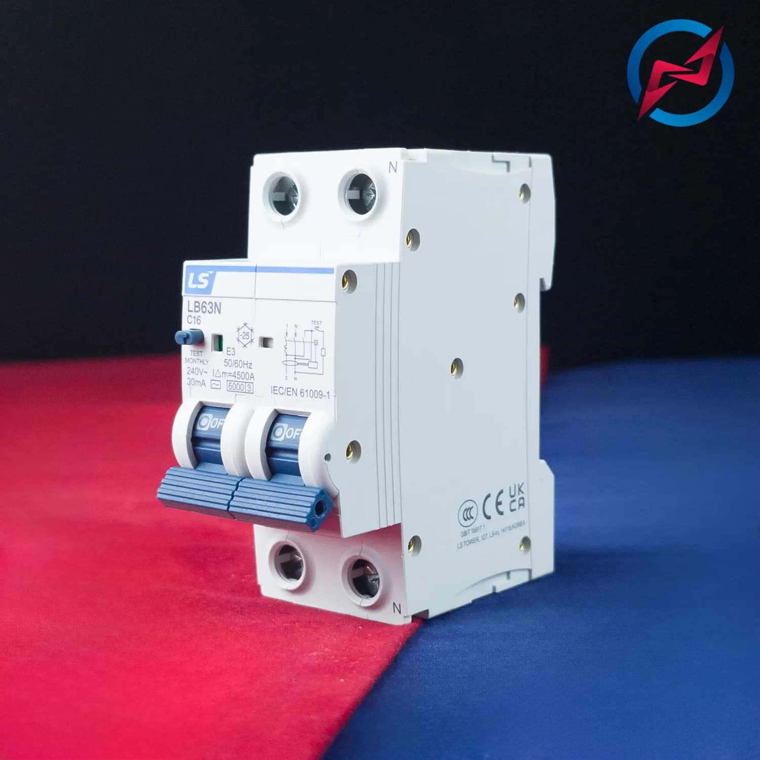 محافظ جان RCBO 1P+N-C32A LS — تصویر ۲
