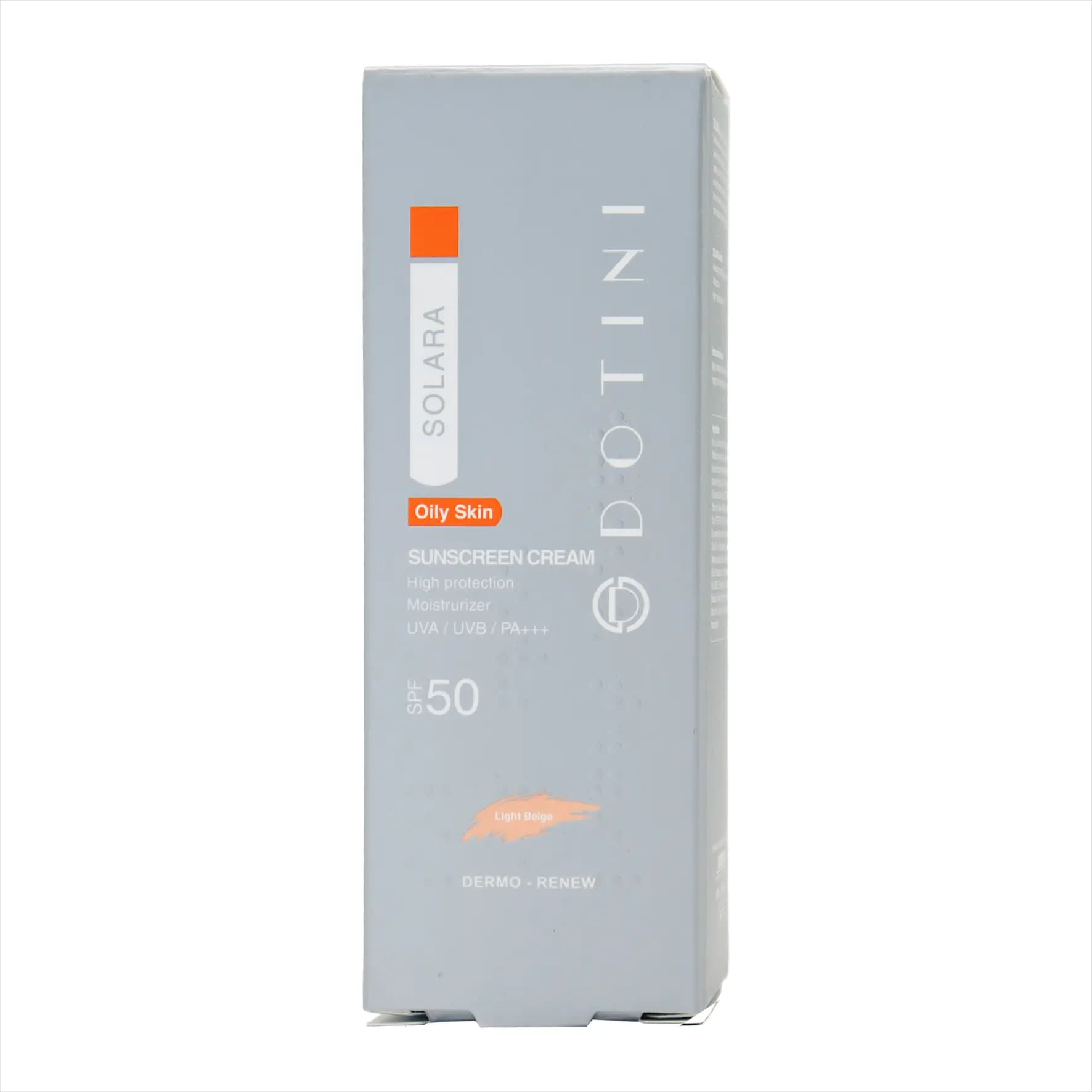 کرم ضد آفتاب رنگی فاقد چربی دوتینی SPF50