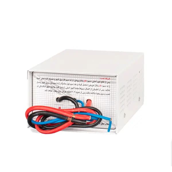 محافظ ولتاژ ورودی سارا 12000 ولت آمپر مدل P121F مناسب برای زیرکنتور و کولرگازی — تصویر ۲
