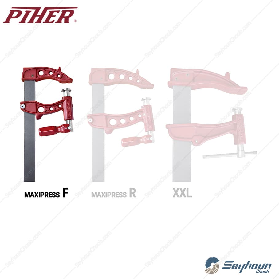 پیچ دستی 100×12 سانتی متر پیهر مدل PIHER 600100 — تصویر ۲