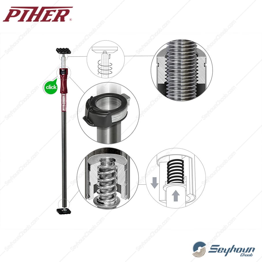 پایه نگهدارنده (چند منظوره) برند PIHER کد 3400 — تصویر ۲