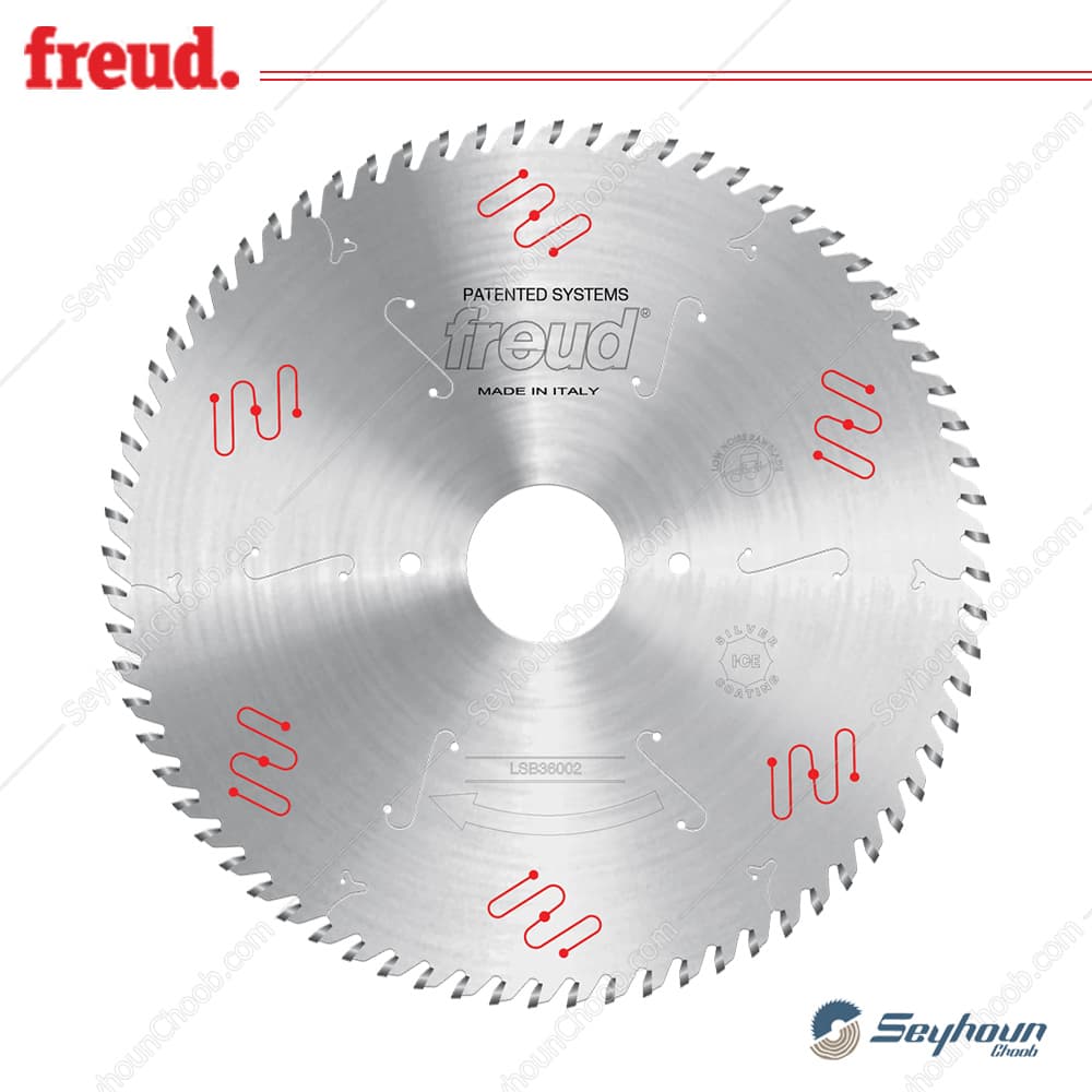 تیغ اره الماسه پانل بر قطر 36 سانتی متر 72 دندانه فرود مدل FREUD LSB36002