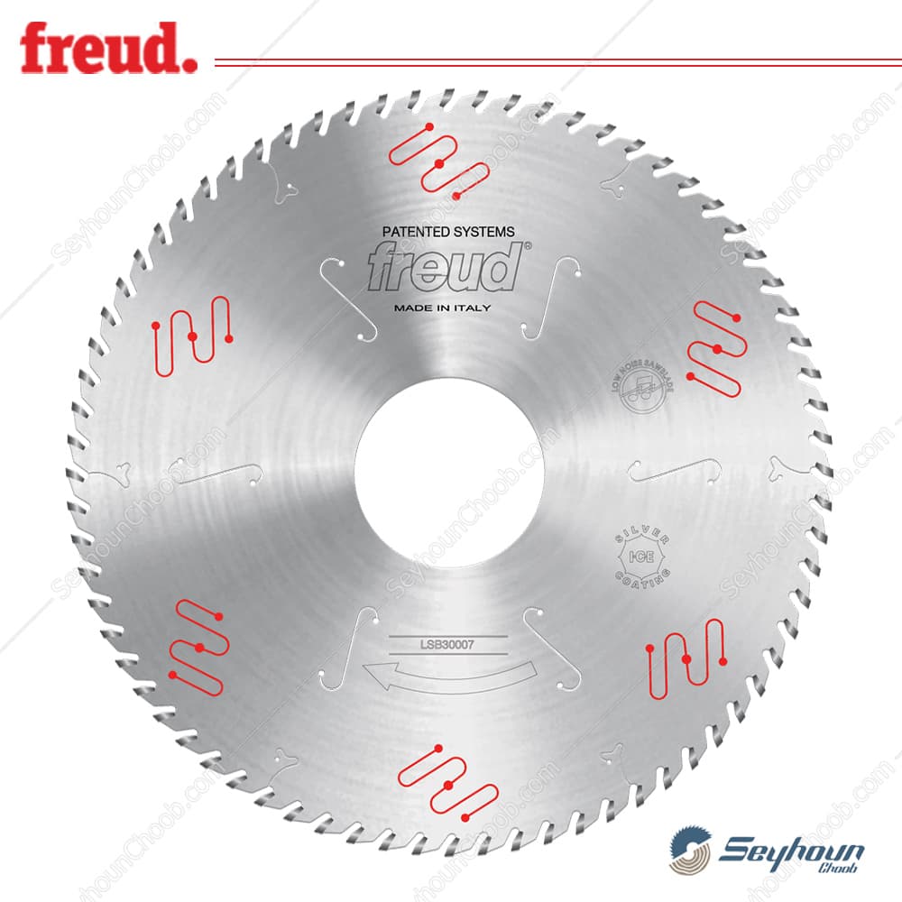 تیغ اره الماسه پانل بر قطر 30 سانتی متر 72 دندانه فرود مدل FREUD LSB30007