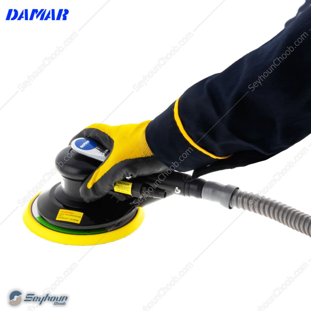سنباده لرزان وکیوم دار بادی 6 اینچ دامار DAMAR DM7042V — تصویر ۸