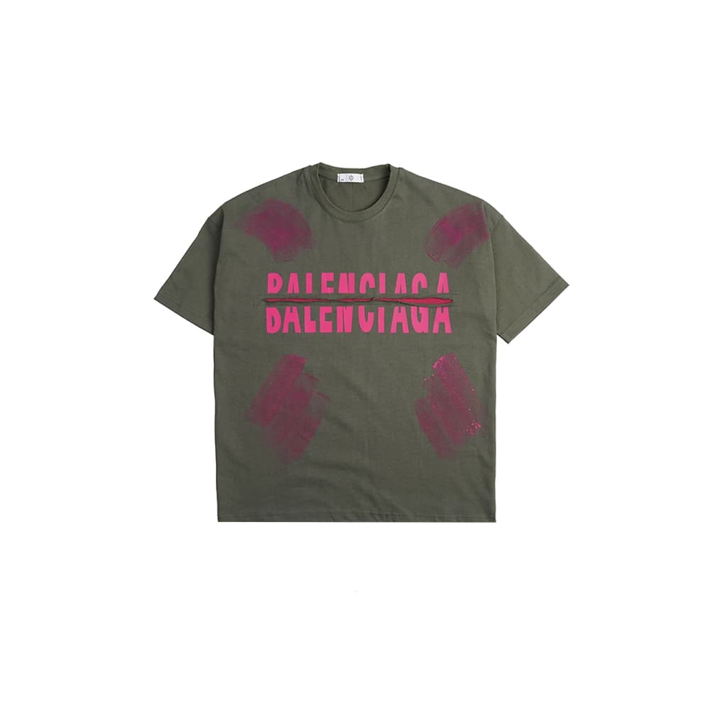 تیشرت مردانه باکسی لانگ لش طرح BALENCIAGA برند ماکان