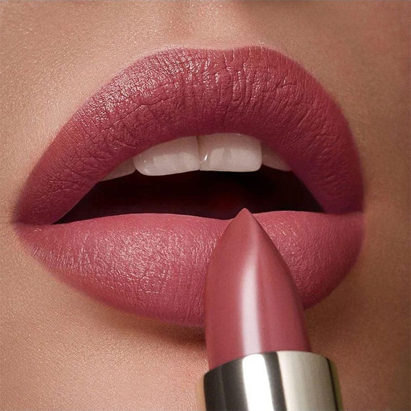 رژلب جامد مات گیاهی کیکو میلانو KIKO MILANO مدل Green Me رنگ Essential Mauve (شماره 102) — تصویر ۳