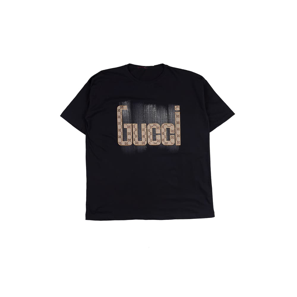 تیشرت لانگ اسپرت جلو گلدوزی Gucci برند آریو ورژن