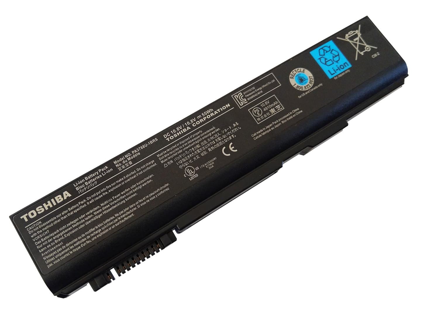 باتری لپ تاپ Toshiba PA3788 / PA3788U / PA3788U-1BRS — تصویر ۴