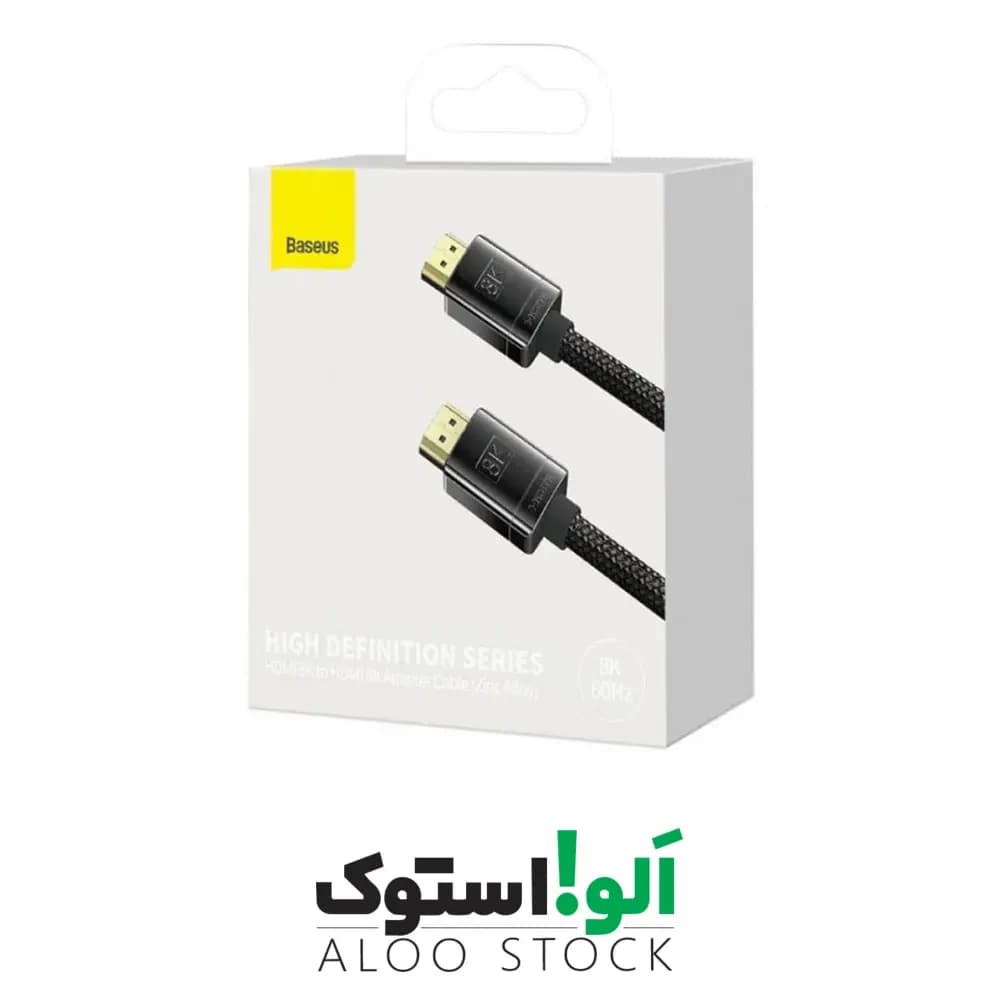کابل 1 متری HDMI 8K باسئوس مدل Baseus HDMI 8K WKGQ000001 high definition series — تصویر ۸