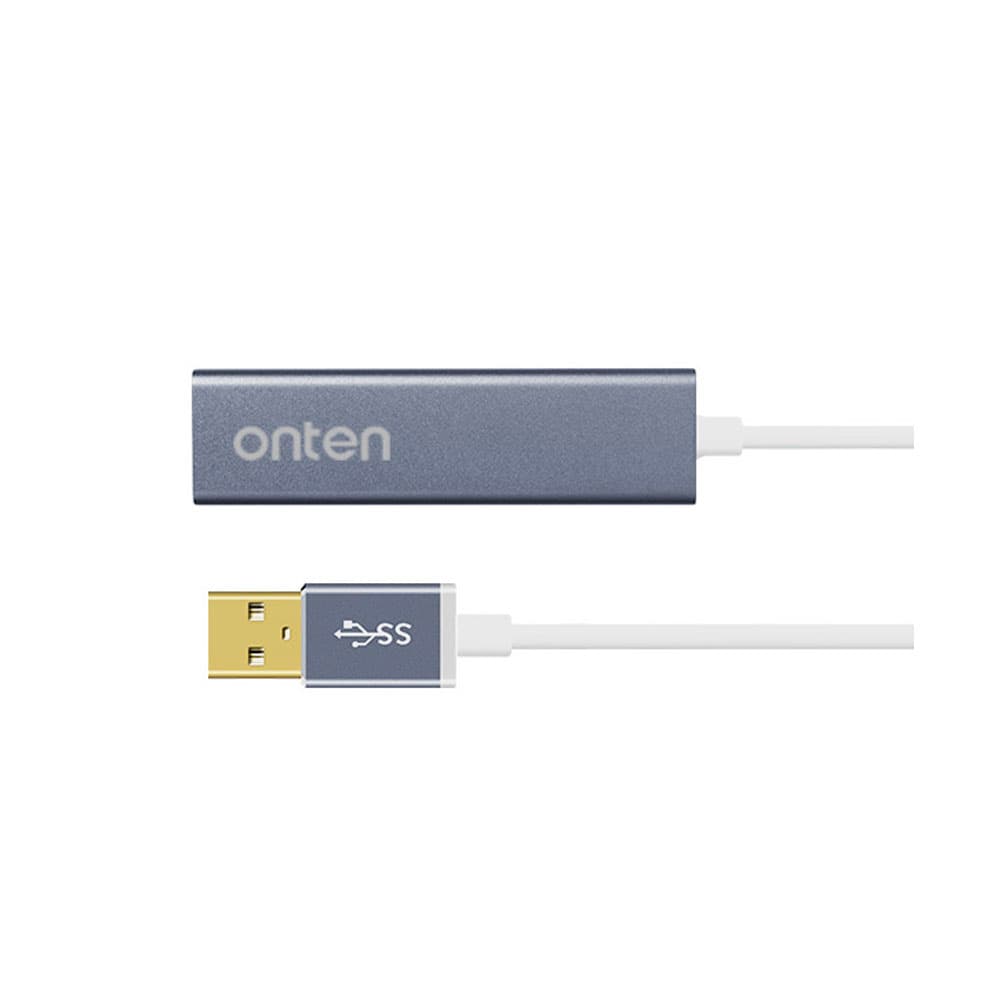 تبدیل و هاب یو اس بی 4 پورت اونتن مدل ONTEN OTN-5226 USB To Ethernet Adapter — تصویر ۲