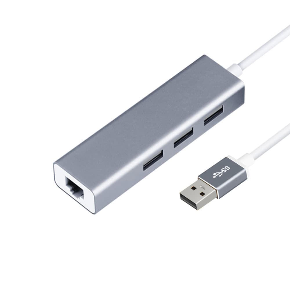 تبدیل و هاب یو اس بی 4 پورت اونتن مدل ONTEN OTN-5226 USB To Ethernet Adapter