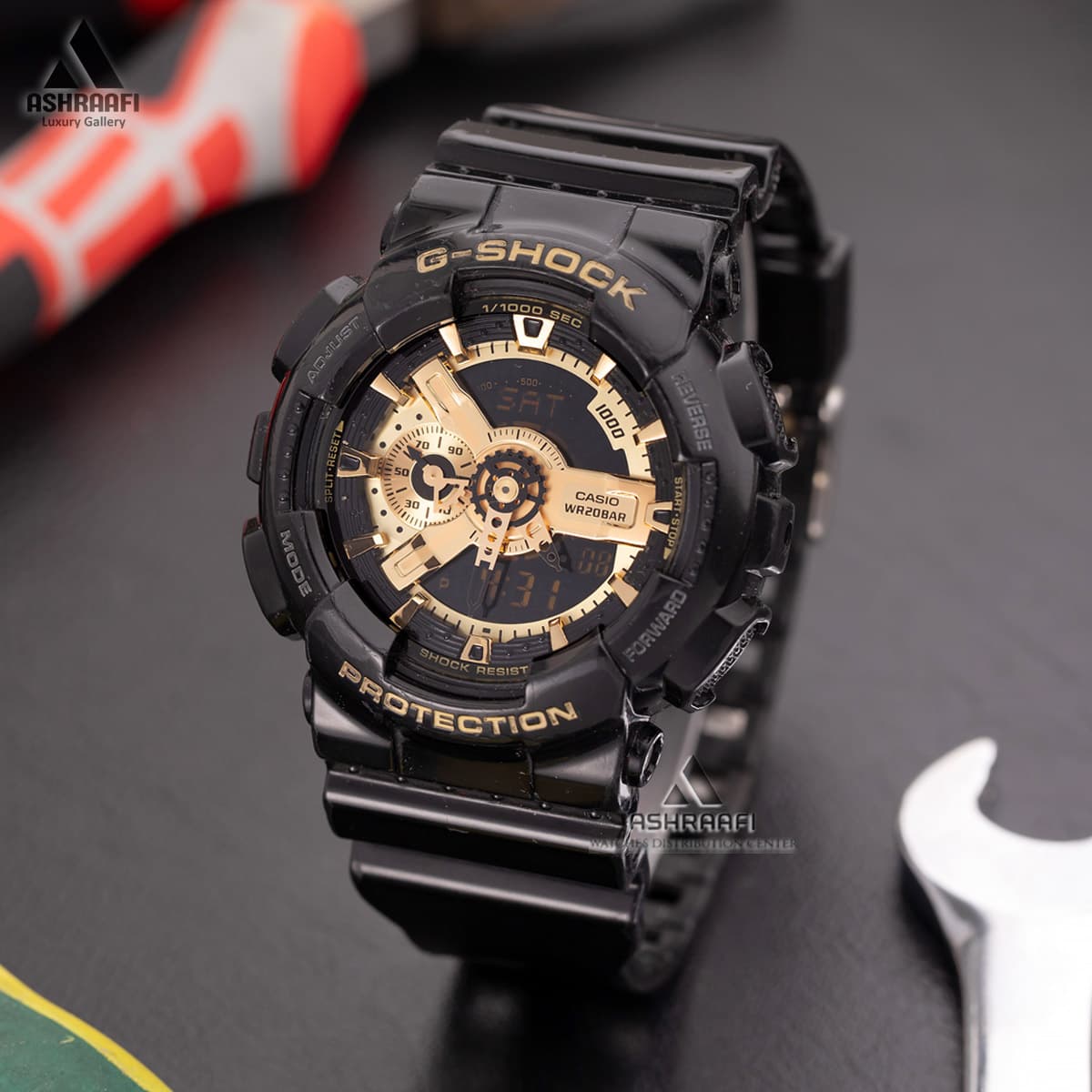 ساعت جیشاک اورجینال دست دوم Casio G-Shock GA-110GB-1A — تصویر ۲