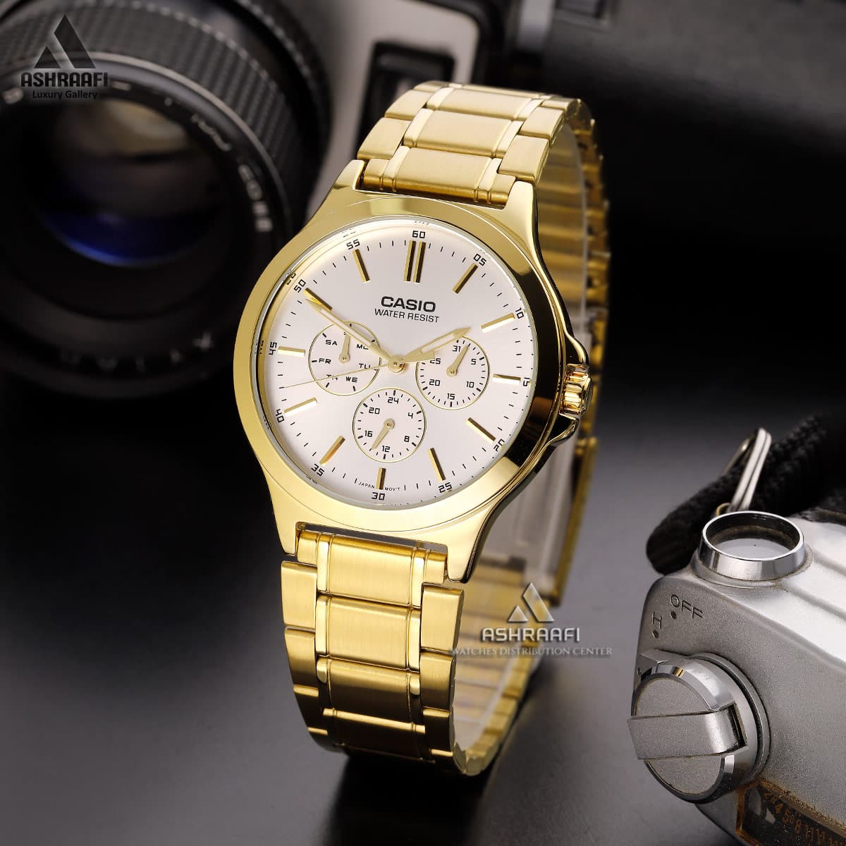 ساعت کاسیو طلایی Casio MTP-V300G-7A — تصویر ۲