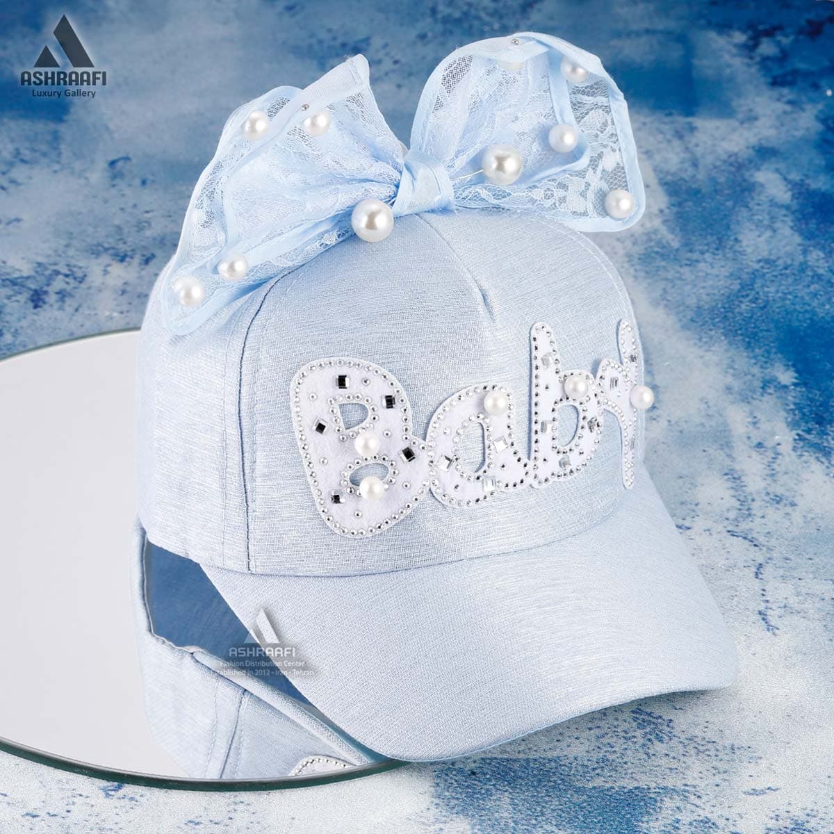 کلاه دخترانه پاپیونی Baseball Cap HA91 — تصویر ۳