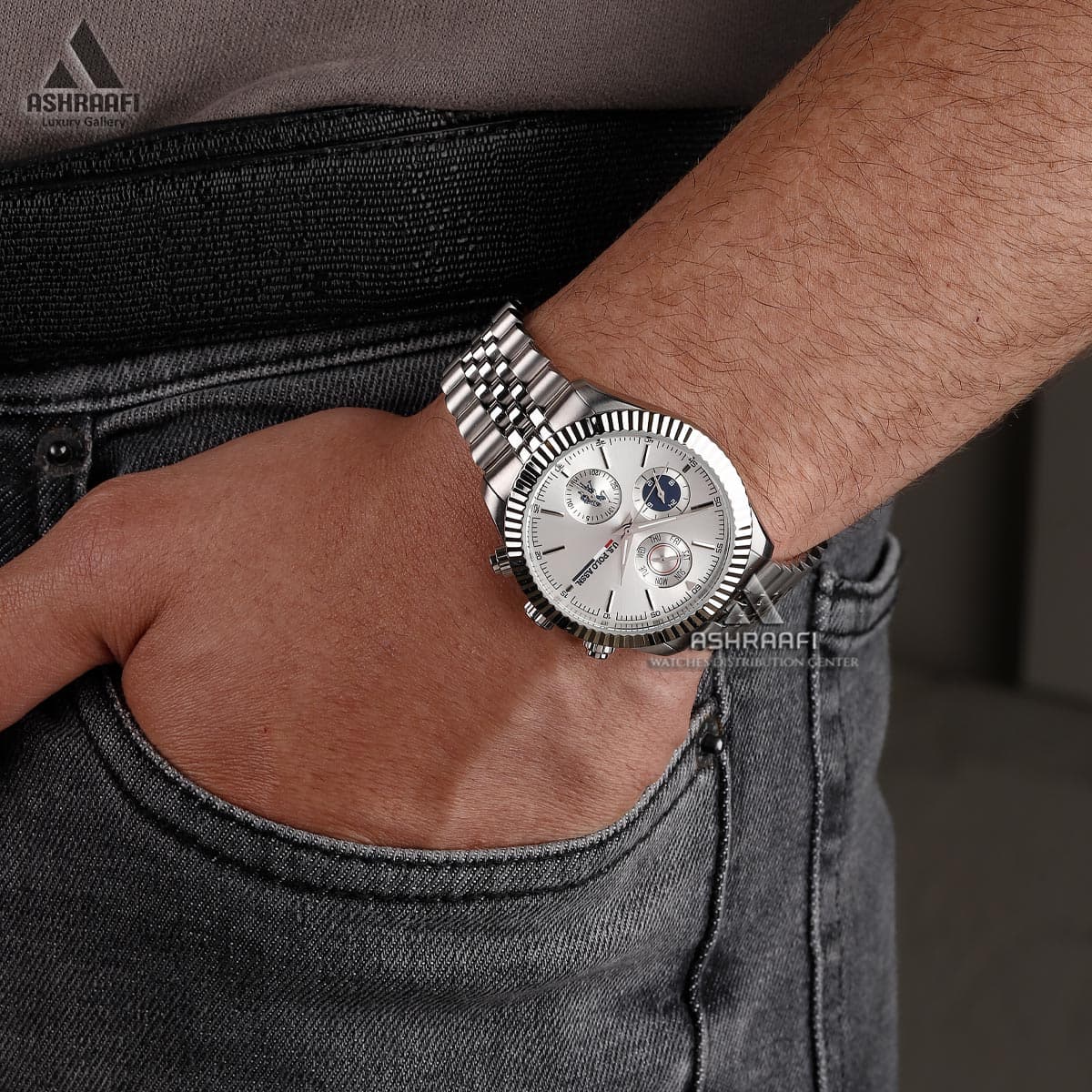 ساعت مردانه یو اس پولو U.S. Polo Assn. USPA1054B-01 — تصویر ۴