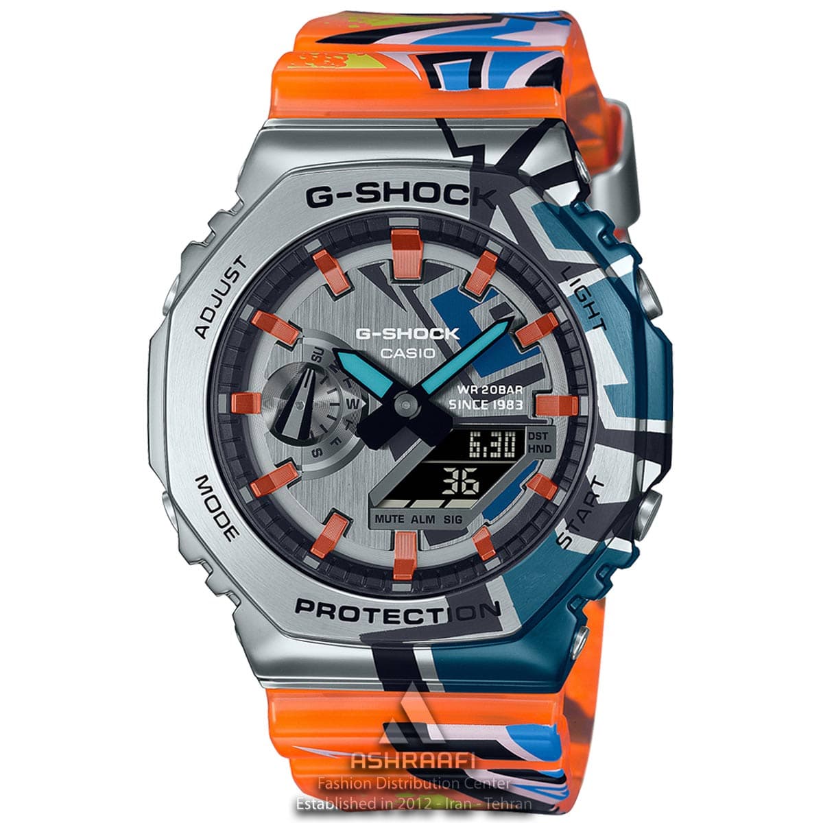 ساعت جیشاک اورجینال دست دوم Casio G-Shock GM-2100SS-1AER