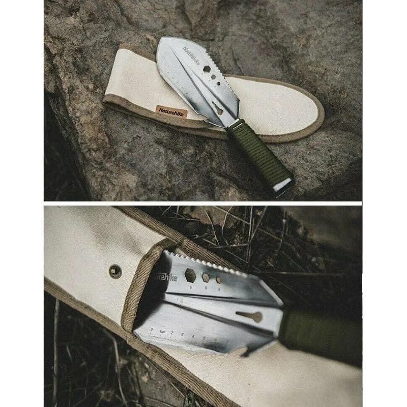 بیلچه کمپینگ چندکاره نیچرهایک مدل Mini Multifunctional — تصویر ۸