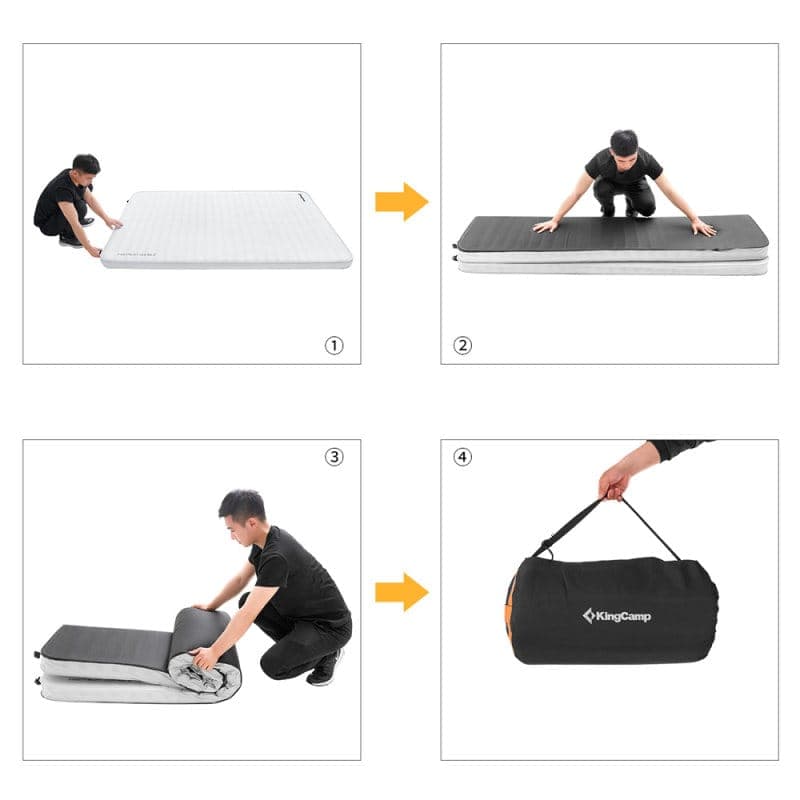 تشک بادی دو نفره اتوماتیک کینگ کمپ مدل Deluxe Comfort KM1901 — تصویر ۴