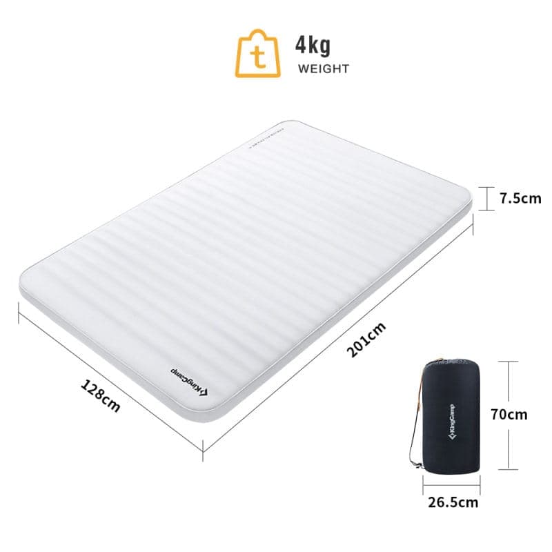 تشک بادی دو نفره اتوماتیک کینگ کمپ مدل Deluxe Comfort KM1901 — تصویر ۵