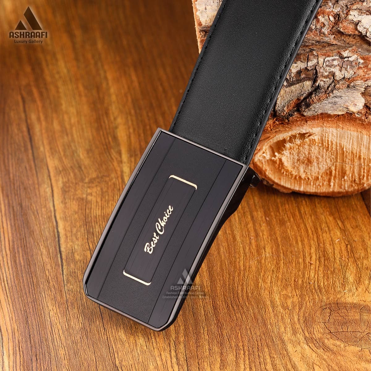 کمربند مردانه مجلسی Leather Belt BL44 — تصویر ۴